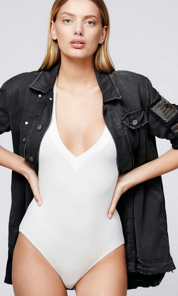 Free People Military Shirt Jacket